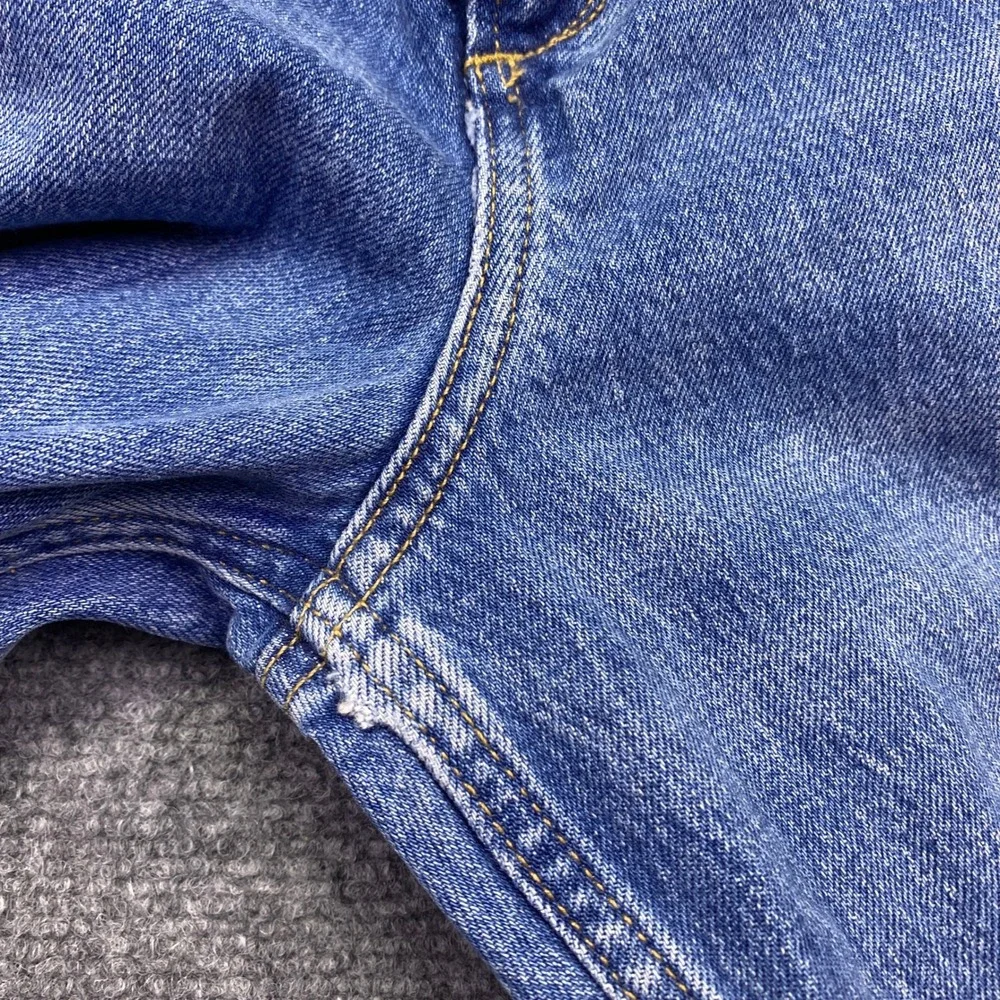 Abercrombie & Fitch The 90s Straight Ultra High Rise Asymmetric Zip Jeans 35 NEW